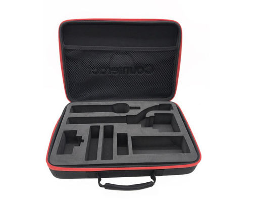 Espuma moldeada poliéster plástico de EVA Electronic Case 300D de la tela de la manija