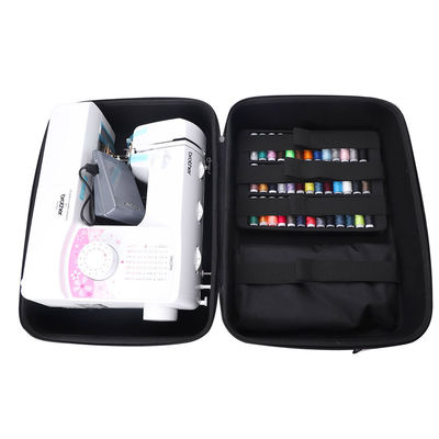 Cuerpo de herramientas EVA a prueba de golpes con almohadilla de fondo extraíble Máquina de coser de carga Cuerpo de herramientas EVA Cuerpo de herramientas Cuerpo de máquina de coser con carrito desmontable Dolly Tote con almohadilla de fondo extraíble