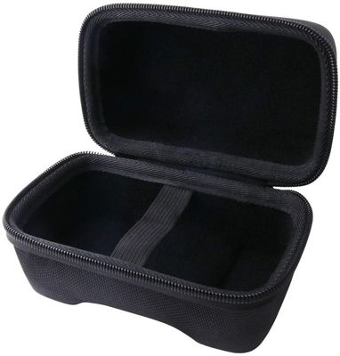 EVA Camera Lens Storage Case a prueba de choques Coral Fleece Lining Debossing Logo