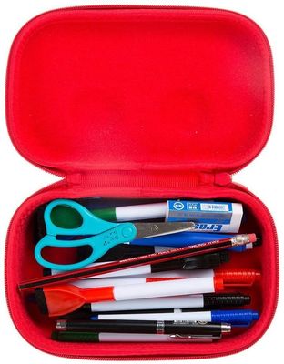 Caja de lápices EVA ligera con características profesionales de transporte y compartimientos secretos para almacenamiento seguro de suministros