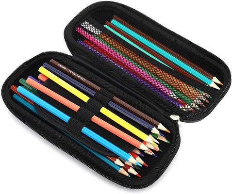 900D poliéster EVA Pencil Case Pen Pouch para los estudiantes universitarios