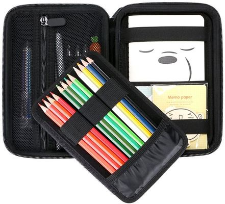 Casilla de lápiz EVA impermeable con impresión 3D Concha dura Diseño elegante con múltiples opciones de color y tamaño personalizable