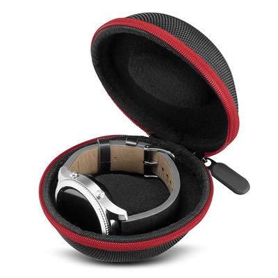 Superficie de nylon cerrada cremallera de EVA Watch Organiser Box 10.7x9.2x6.2 cm 1680D