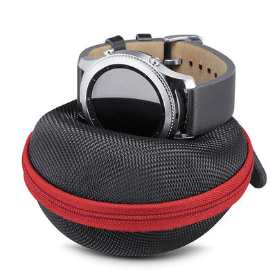 Superficie de nylon cerrada cremallera de EVA Watch Organiser Box 10.7x9.2x6.2 cm 1680D