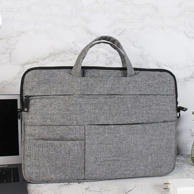 Wessleco Cuaderno portátil en blanco Bolso portátil Cuestión Manga Tamaño personalizado Manga de computadora Poliéster bolsos portátiles unisex