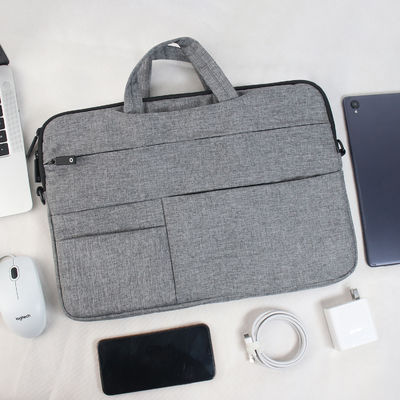 Wessleco Cuaderno portátil en blanco Bolso portátil Cuestión Manga Tamaño personalizado Manga de computadora Poliéster bolsos portátiles unisex