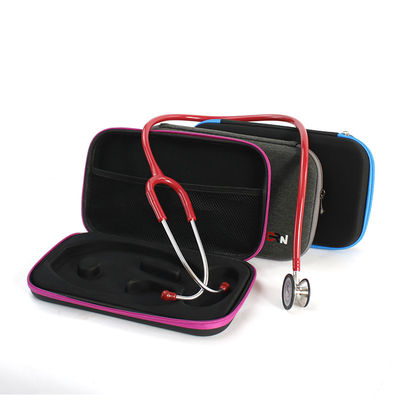 Viaje EVA Estetoscopio personalizado Cuerpo de poliéster Material de superficie es reciclable
