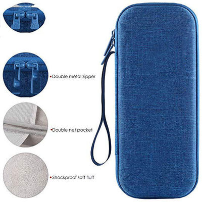 Kit de primeros auxilios de grado médico shockproof impermeable protector EVA caso con cremallera y malla interior acolchado para estetoscopio