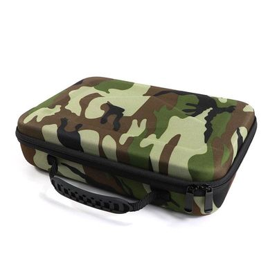Color de camuflaje EVA carcasa de carga de hipervolt con mango de cinta EVA pistola de masaje muscular carcasa de carga a prueba de golpes a prueba de polvo