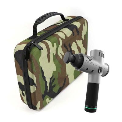 Color de camuflaje EVA carcasa de carga de hipervolt con mango de cinta EVA pistola de masaje muscular carcasa de carga a prueba de golpes a prueba de polvo