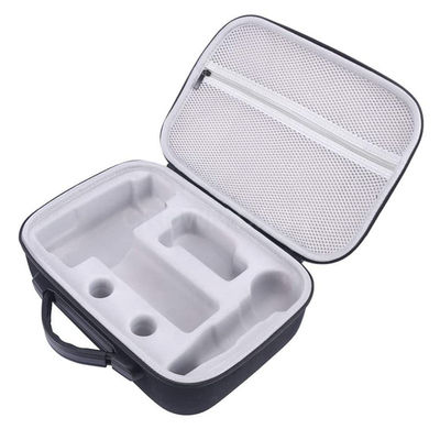 Estuche para pistola de masaje apto para viajes, fabricado con poliéster 900D y materiales EVA que ofrece protección contra golpes y rayones de agua.
