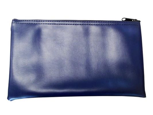 Bolsas de banco con cremallera personalizables disponibles en varios tamaños hechas de PVC y cuero, adecuadas para depósitos en efectivo