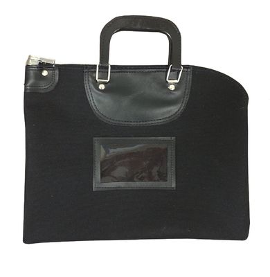 bolsos del banco de la cremallera de la lona de la pulgada 11X6