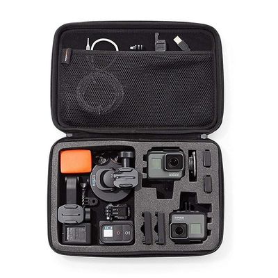 Bolso de EVA Carrying Case Hard Shell GoPro del poliéster del telescopio 600D