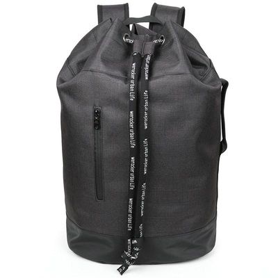 OEM ODM 210D de nylon elegante mochila portátil a prueba de agua para la universidad mochilas de cierre a prueba de agua con cuerda de tira bolsas de mochilas con cuerda de algodón cerrada