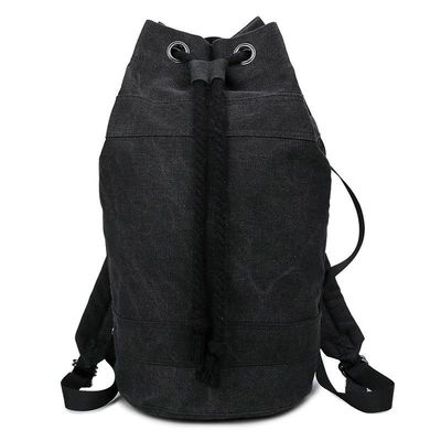 CE Travel Draw String Bolsa de mochila pequeña resistente al agua Bolsa de mochila de viajes de lona de nylon 210D Draw String Resistente al agua Bolsa de mochila con hombro