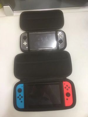 PU EVA Travel Case Dustproof de cuero del terciopelo de los juegos del interruptor de Nintendo