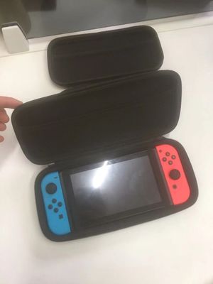 El terciopelo que alinea la cremallera metálica tira de EVA Travel Case For Switch Lite