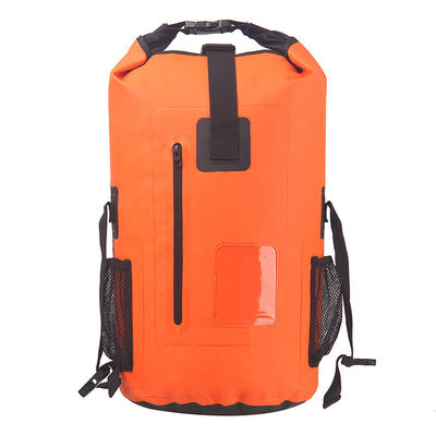 Mochila al aire libre del bolso de la playa de la lona del PVC de la prenda impermeable