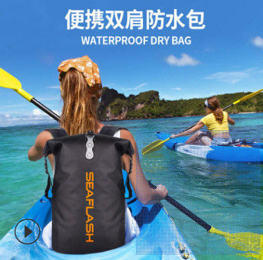IP65 impermeable PVC de lonas de playa Mochila Amazon Ventas calientes Fábrica de exteriores impermeable para senderismo Natación Mochila de playa