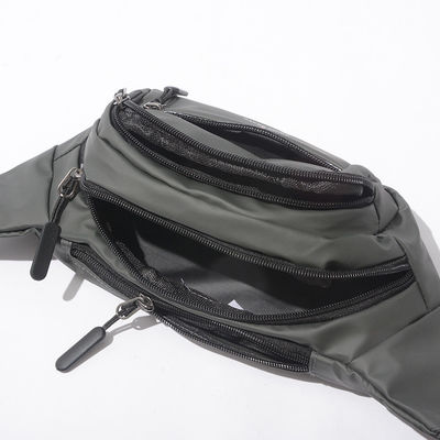 Bolso impermeable de nylon de la cintura del OEM con el logotipo de la impresión de pantalla de seda