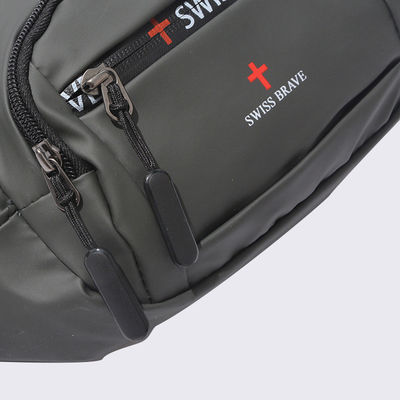Bolso impermeable de nylon de la cintura del OEM con el logotipo de la impresión de pantalla de seda