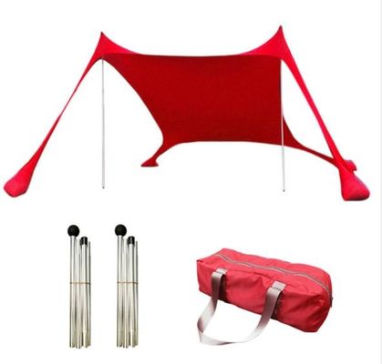 Tienda al aire libre de la playa de la sombrilla de UPF 50+ 180GSM Lycra