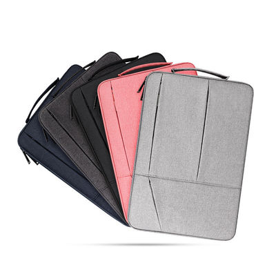 EVA portátil manga impermeable a los golpes poliéster 600D tamaño personalizado Neoprene Material con bolsillo de cremallera para MacBook Air 13 pulgadas
