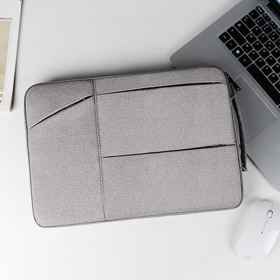 EVA portátil manga impermeable a los golpes poliéster 600D tamaño personalizado Neoprene Material con bolsillo de cremallera para MacBook Air 13 pulgadas