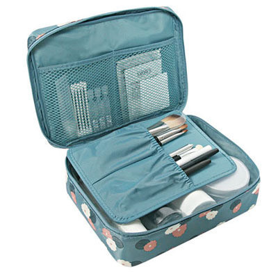 Prenda impermeable multifuncional del viaje de los hombres de las señoras del lavado del almacenamiento cosmético doble del bolso