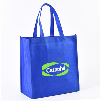 Bolsos de compras reutilizables de la tela no tejida Tote Grocery Bag 100-160gsm