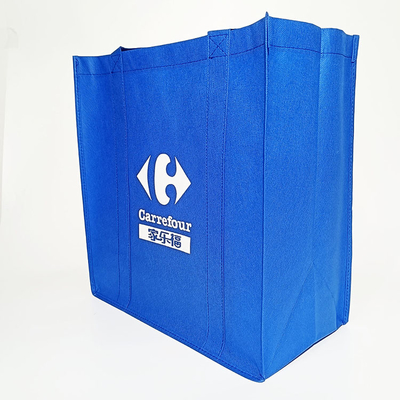 Bolsos de compras reutilizables de la tela no tejida Tote Grocery Bag 100-160gsm