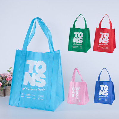 El bolso reciclado de Tote Non Woven Fabric Shopping modificó reutilizable para requisitos particulares con el logotipo