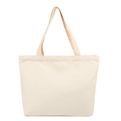 Logotipo de encargo del bolso de compras de la tela no tejida de la lona de la playa del algodón