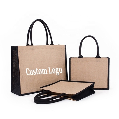 Recicle la lona de algodón orgánica llana Tote Bag Reusable Custom Printed con el logotipo
