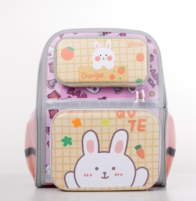 El 100 por ciento a prueba de choques del poliéster impermeable de la mochila 600D de cuero de nylon de la PU
