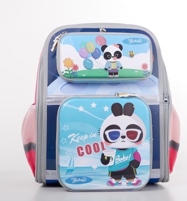 Bolsos de escuela plásticos desmontables de EVA DIY de la mochila del poliéster de la cremallera 600D del intercambio para Chilrden